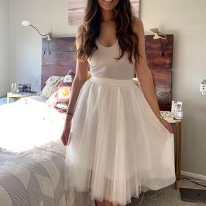 White Tool Skirt